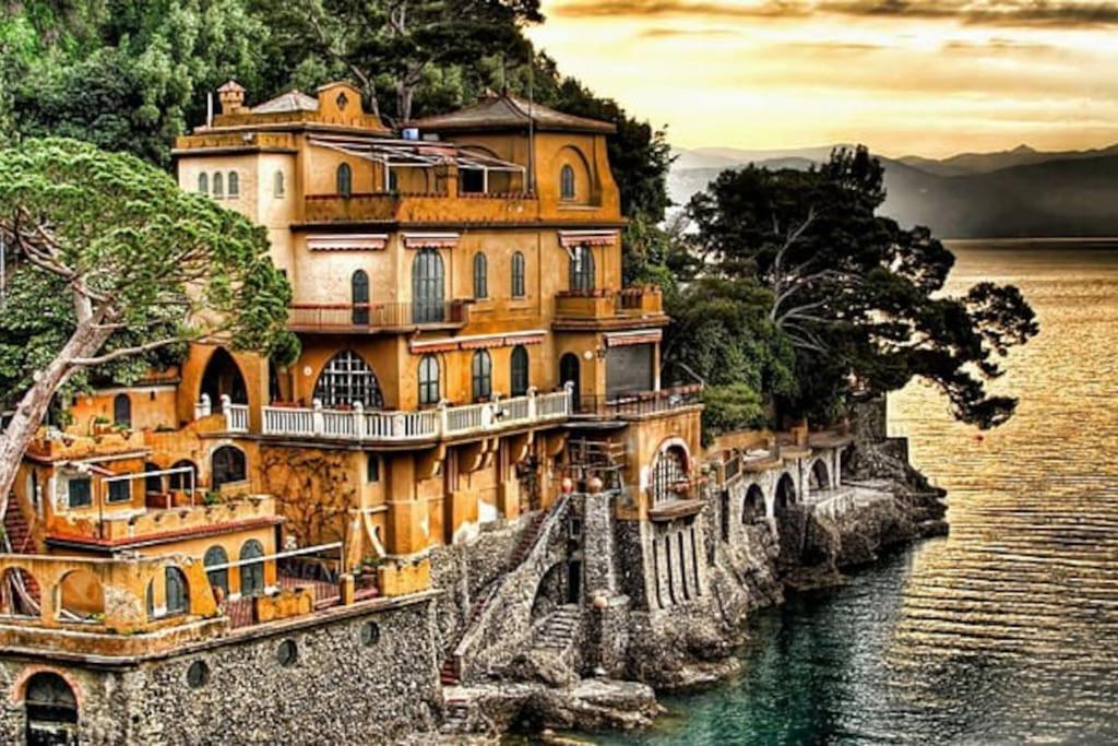 Portofino - Appartamento Vista Mare - Rooftop Terrazzo - In Centro Citta - Free Wifi Rapallo Bagian luar foto