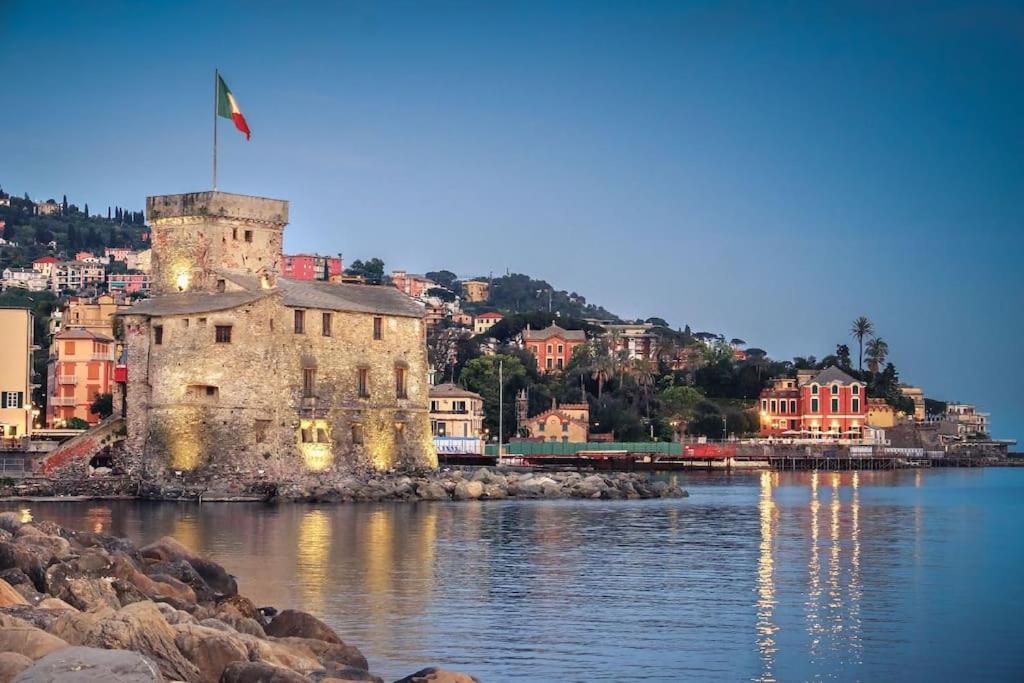 Portofino - Appartamento Vista Mare - Rooftop Terrazzo - In Centro Citta - Free Wifi Rapallo Bagian luar foto