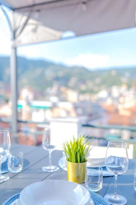 Portofino - Appartamento Vista Mare - Rooftop Terrazzo - In Centro Citta - Free Wifi Rapallo Bagian luar foto