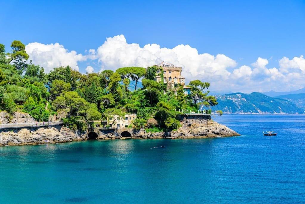 Portofino - Appartamento Vista Mare - Rooftop Terrazzo - In Centro Citta - Free Wifi Rapallo Bagian luar foto
